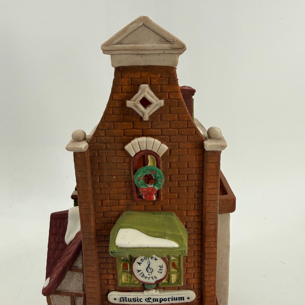 Dept. 56 - Christmas in the City - Music Emporium - Retired 1996 Houses Display - Picture 4 of 16